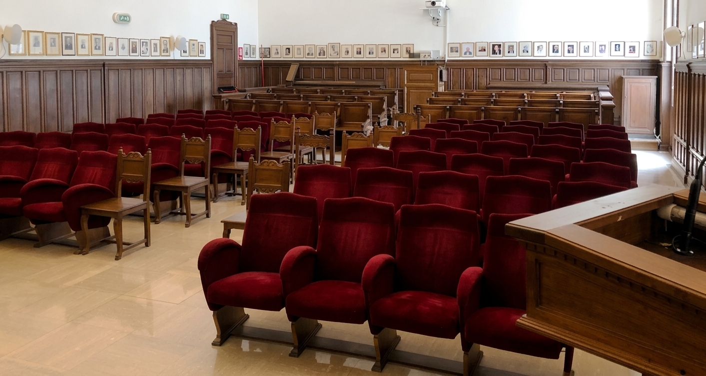 Accademia di Medicina di Torino — the grand reading hall