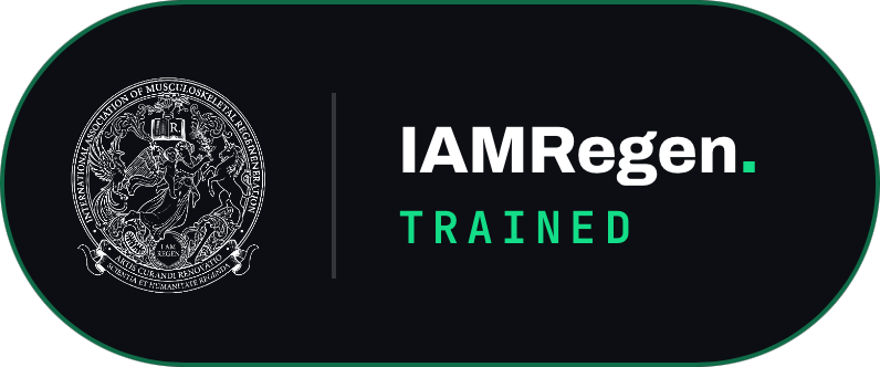 I AM Regen Trained badge — a record of masterclass attendance and completion