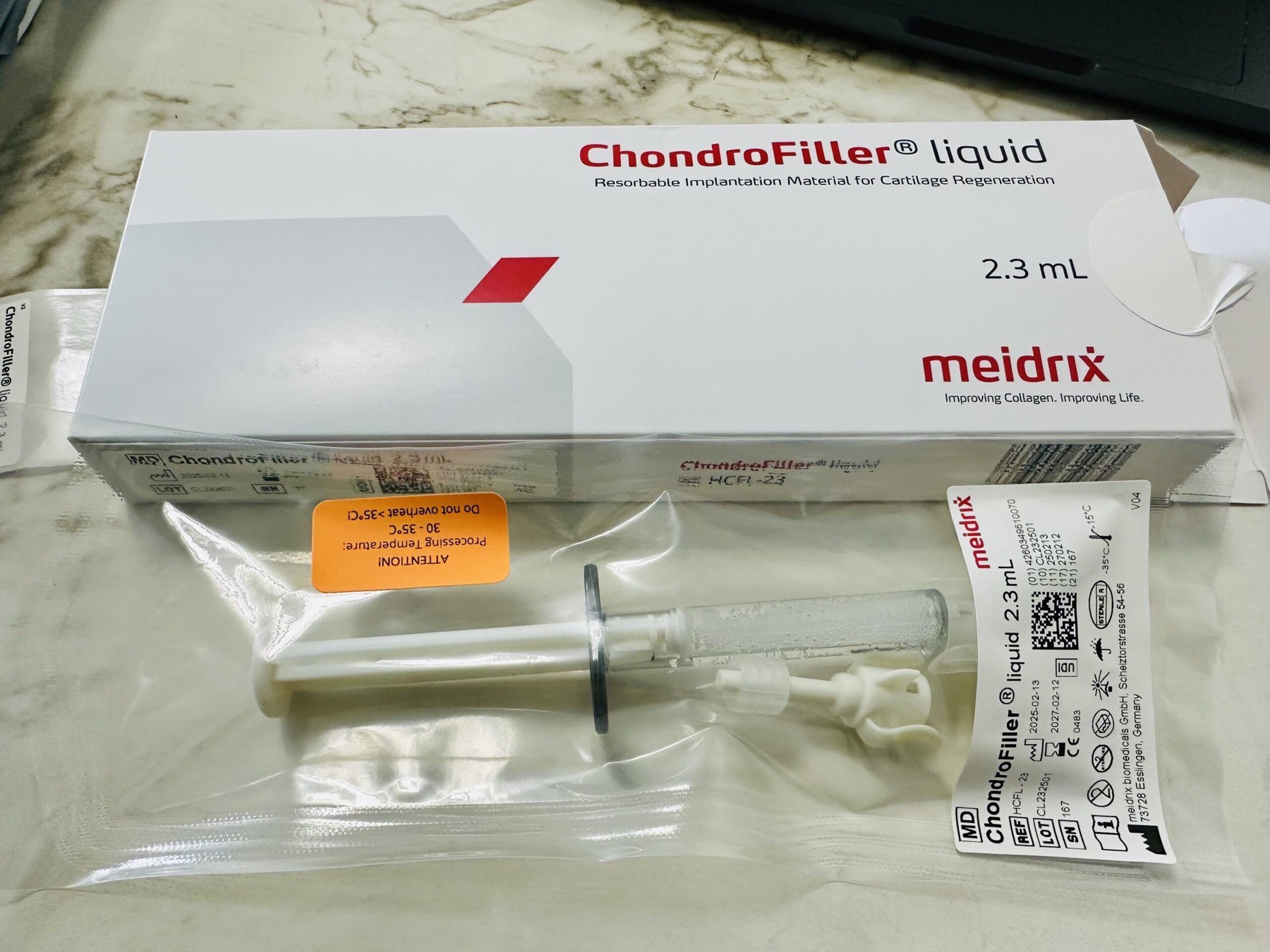 Chondrofiller injection technique